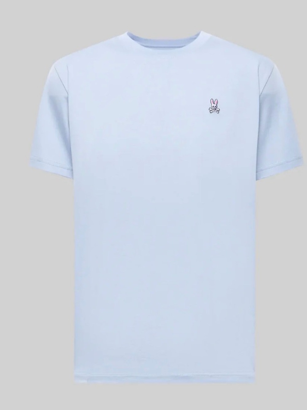 Psycho Bunny Men’s Classic Crewneck T-Shirt in Zen Blue NWT Size 4 or Small